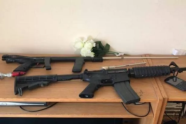 Crossbow and assault rifles among weapons seized in west London drug raids