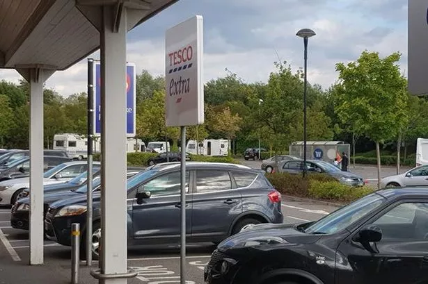 Hillingdon enforcement officers called to Hayes after travellers set up in Tesco Extra car park