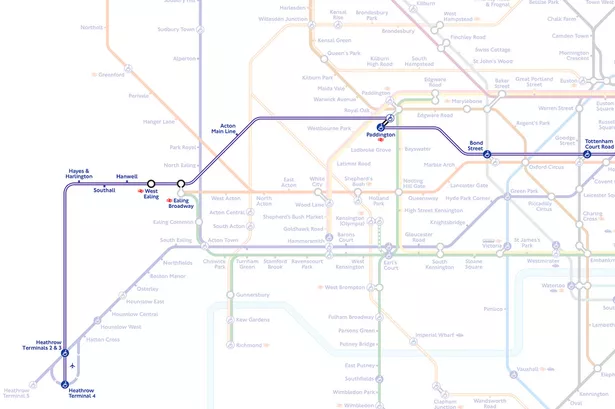 Elizabeth line: Transport for London unveils Tube map detailing new line one year before it opens